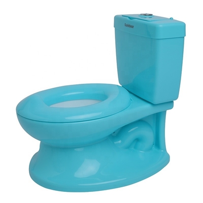 Toilette pour bébé de couleur bleue pure avec certification EN71 Conception pratique 2 en 1