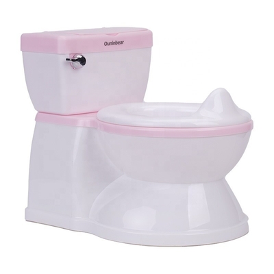 Assise pour bébé en plastique bleu avec logo personnalisé EN71 certifiée pour la formation des bébés