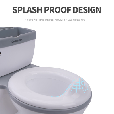 Imprimer le modèle de toilette pour bébé avec des couleurs rose bleu blanc EN-71 Emballage en carton certifié