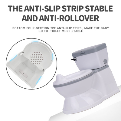 Imprimer le modèle de toilette pour bébé avec des couleurs rose bleu blanc EN-71 Emballage en carton certifié