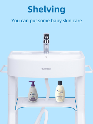 OEM / ODM Cuve à laver pour bébé avec support Pour enfants Laver à la main Evier Sanitaire populaire