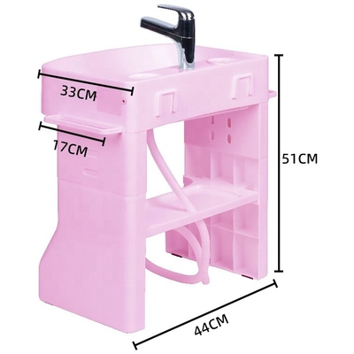Simulation de salle de bain pour bébés, lavabo pour enfants, évier en plastique