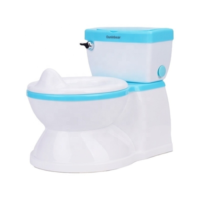 Siège d'entraînement de toilette bleu écologique pour bébés, certifié EN-71 Logo personnalisé accepté