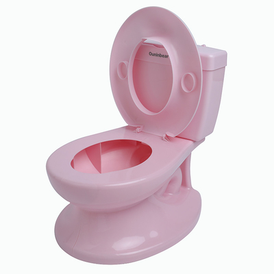 Toilette de formation en PP rose écologique pour bébé avec certificat EN71
