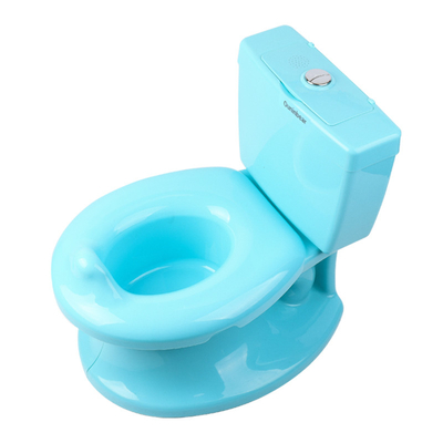 Potty de toilette pour bébé certifié avec son de rinçage Blanc bleu rose pour enfants Potty Trainer EN71 testé