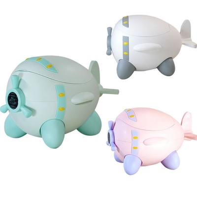 Cartoon Airplane Shape Baby Potty Toilette d'entraînement avec logo personnalisé pour les tests EN71