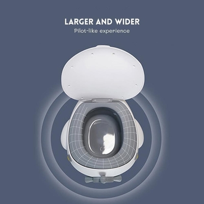 Cartoon Airplane Shape Baby Potty Toilette d'entraînement avec logo personnalisé pour les tests EN71
