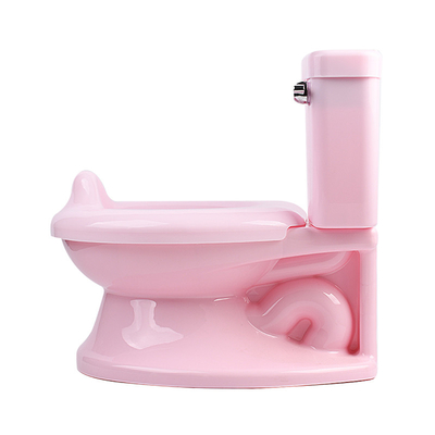 Toilette de simulation pour enfants avec son de chasse à l'eau Blanc bleu rose siège de toilette EN71 Test Certifié formation du bébé