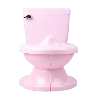 Toilette de simulation pour enfants avec son de chasse à l'eau Blanc bleu rose siège de toilette EN71 Test Certifié formation du bébé
