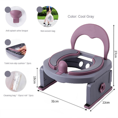 Hauteur réglable siège de toilette pour bébé en cerisier oriental