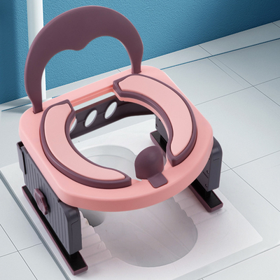 Hauteur réglable siège de toilette pour bébé en cerisier oriental