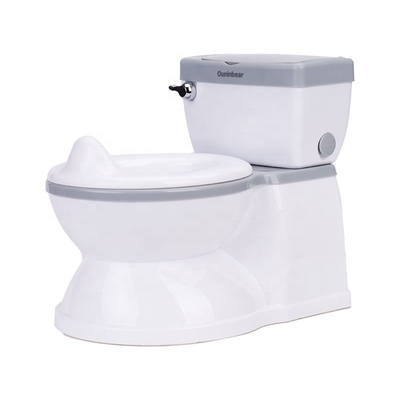 Éco-friendly Plastique Voyage Potty Escalier d'entraînement en gris / blanc