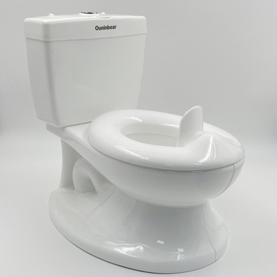 Toilette pour bébé en plastique écologique avec conception de simulation de logo personnalisé EN-71 Certifié léger