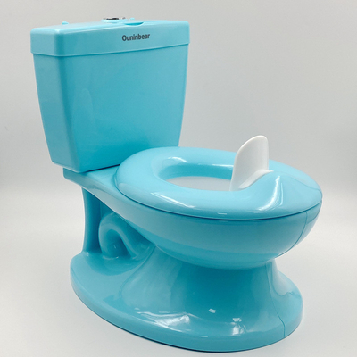 Toilette pour bébé en plastique écologique avec conception de simulation de logo personnalisé EN-71 Certifié léger