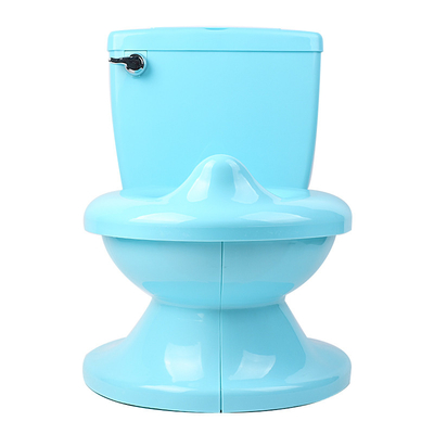 Toilette à boutons à poignée de bébé en couleur rose bleu blanc avec motif solide - EN-71 certifié - 1,38 kg net