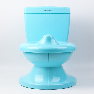 Modèle solide Blanc bleu rose Potty d'entraînement de bébé EN71 Certification d'essai avec son de rinçage