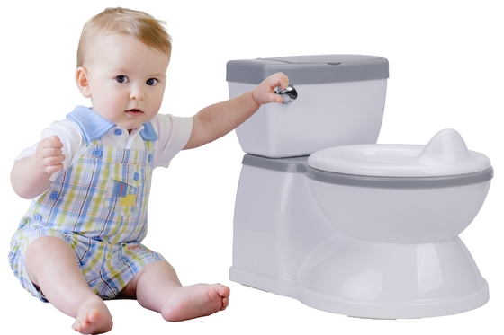Potty écologique pour enfants avec logo personnalisé Toilette pour tout-petits en bleu / rose / blanc