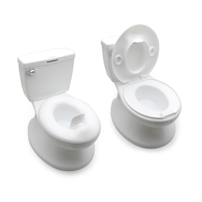 Grand type carré multi-fonction enfantine rose/blanc/bleu Toilette de toilette avec jouets musicaux
