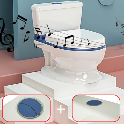 Potty de formation de bébé écologique avec musique Logo personnalisable 1,4 kg pour les enfants de 18 mois à 6 ans