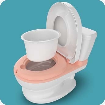 Potty de formation de bébé écologique avec musique Logo personnalisable 1,4 kg pour les enfants de 18 mois à 6 ans