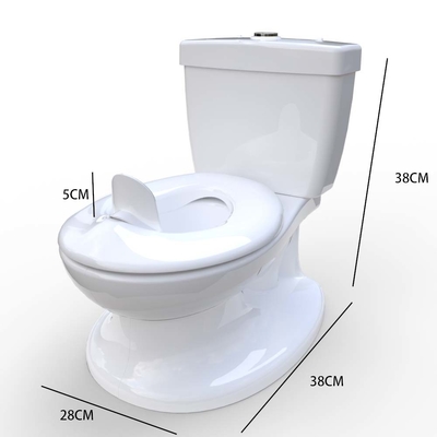 Eco Friendly Blue Pink White Print Kids Potty Toilet Trainer avec un emballage et un logo personnalisés