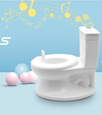 Eco Friendly Blue Pink White Print Kids Potty Toilet Trainer avec un emballage et un logo personnalisés