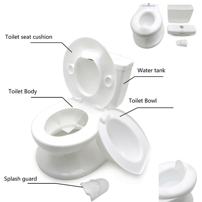 Eco Friendly Blue Pink White Print Kids Potty Toilet Trainer avec un emballage et un logo personnalisés