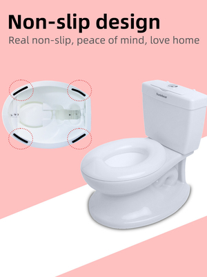 Eco Friendly Blue Pink White Print Kids Potty Toilet Trainer avec un emballage et un logo personnalisés
