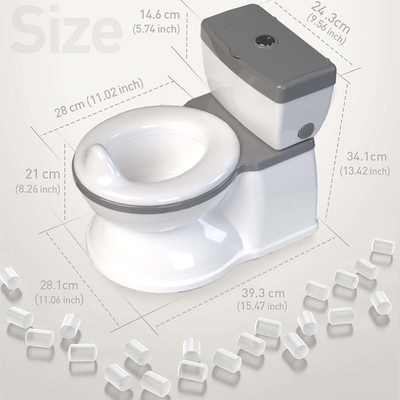 Toilette pour bébé avec dessin animé mignon Facile à nettoyer pour les enfants