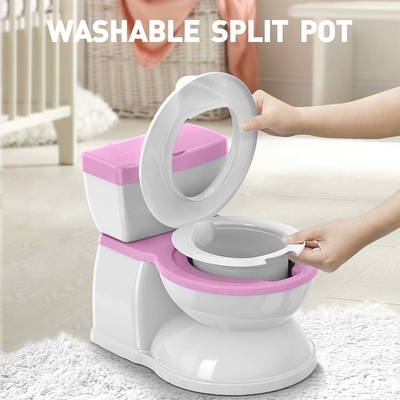 Blue Pink White Kids Potty Toilet Trainer avec acceptation du logo personnalisé et un design écologique