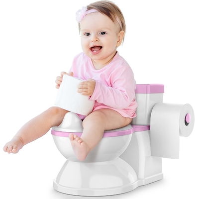 Entraîneur écologique pour bébés à l'aide d'une poubelle imprimée gris rose bleu avec certification EN-71
