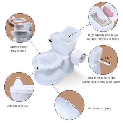 Logo personnalisé Potty bébé Toilette EN-71 Certifié Potty de formation pour bébés