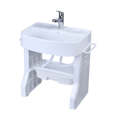 Grand type carré étagère de lavage pour enfants Vente à chaud Normes de sécurité Blanc / rose Couleur personnalisée
