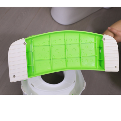 Coussin doux poubelle pour bébé siège de toilette d'entraînement avec escalier de tabouret conception écologique