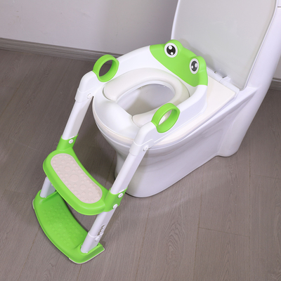 Coussin doux poubelle pour bébé siège de toilette d'entraînement avec escalier de tabouret conception écologique