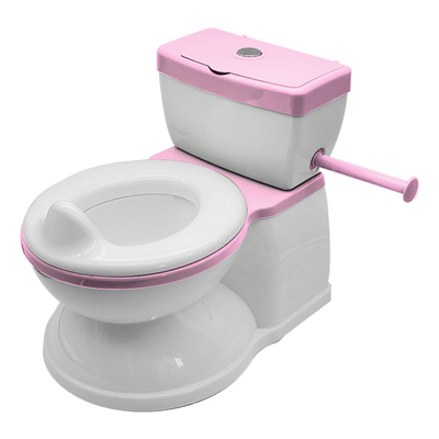 Toilette d'entraînement de la piscine réaliste antidérapante pour tout-petit avec son de rinçage doux du siège, certifié EN71