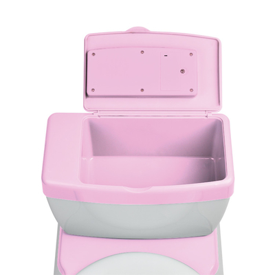 Toilette d'entraînement de la piscine réaliste antidérapante pour tout-petit avec son de rinçage doux du siège, certifié EN71