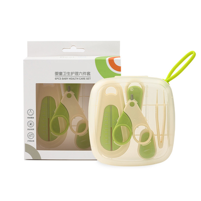 Logo personnalisé multi-fonctionnel portable durable Baby Coupe-ongles Kit Baby Grooming Set pour bébé garçon fille