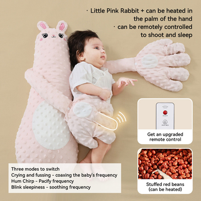 Confortant nouveau-né oreiller apaisant électrique apaisant jouets en peluche d'animaux en peluche pour se détendre