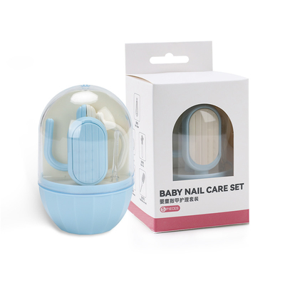 Ensemble de soins de l'ongle pour bébé en forme de cactus pour nouveau-né spéciaux anti-coupes de viande pour bébé ciseaux de sécurité presse-ongles pour enfants