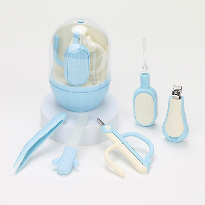 Ensemble de soins de l'ongle pour bébé en forme de cactus pour nouveau-né spéciaux anti-coupes de viande pour bébé ciseaux de sécurité presse-ongles pour enfants