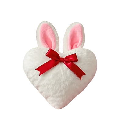 Coussin de cœur blanc Coussin de jouet Coussin cadeau de Saint-Valentin Coussins décoratifs, décorations de mariage
